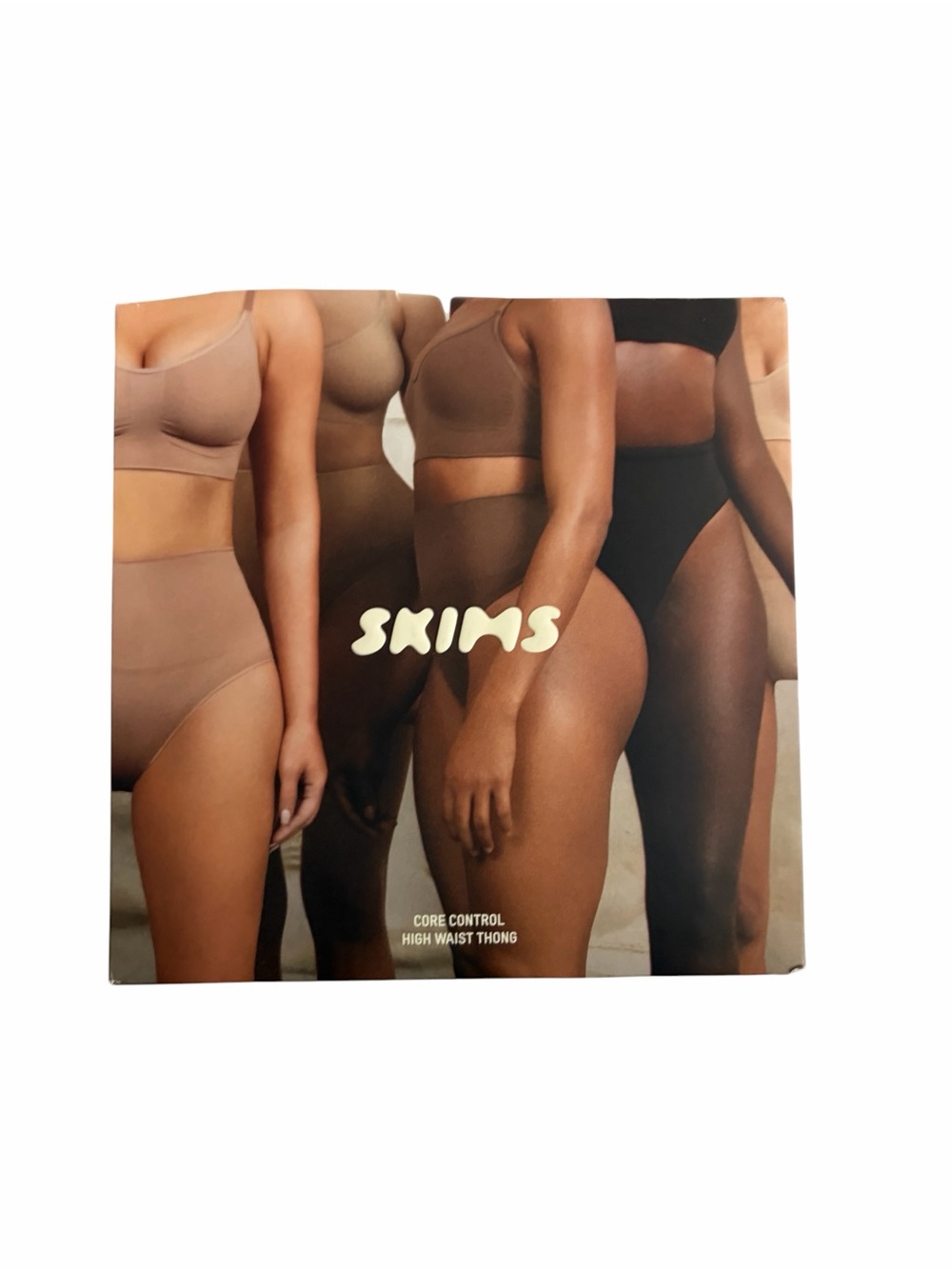 SKIMS Core Control High Waist Thong – Clay – Size Small – New in Box